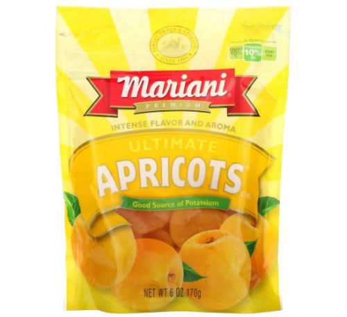 Mariani Dried Fruit, Premium, Ultimate Apricots, 6 oz (170 g)