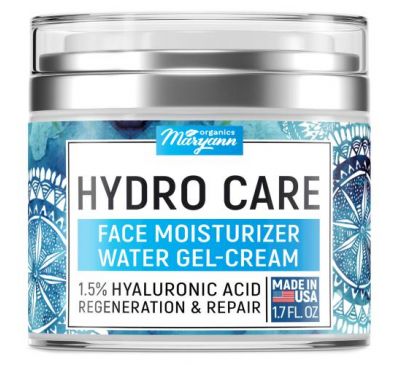 Maryann Organics, Hydro Care, Face Moisturizer Water Gel-Cream, 1.7 fl oz
