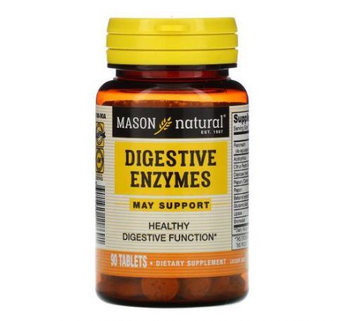 Mason Natural, Digestive Enzymes, 90 Tablets