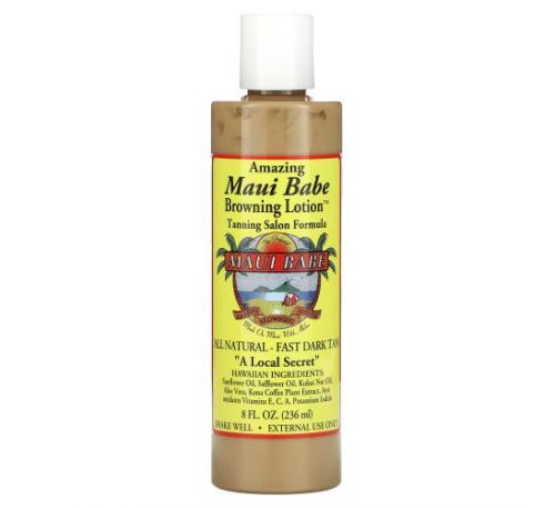Maui Babe, Amazing Browning Lotion, Tanning Salon Formula, 8 fl oz (236 ml)