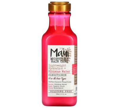 Maui Moisture, Hair Care, Lightweight Hydration + Hibiscus Water Conditioner, For All Hair Types, 13 fl oz (385 ml)