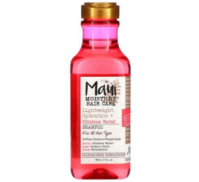 Maui Moisture, Hair Care, Lightweight Hydration + Hibiscus Water Shampoo, For All Hair Types, 13 fl oz (385 ml)
