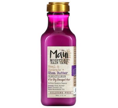 Maui Moisture, Heal & Hydrate + Shea Butter, Conditioner, For Dry, Damaged Hair , 13 fl oz (385 ml)