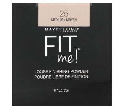 Maybelline, Fit Me, Loose Finishing Powder, 25 Medium, 0.7 oz (20 g)