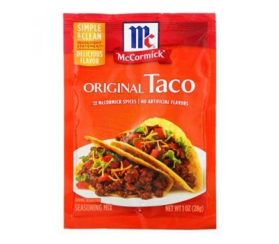 McCormick, Original Taco Seasoning Mix, 1 oz (28 g)