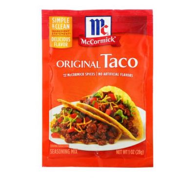 McCormick, Original Taco Seasoning Mix, 1 oz (28 g)
