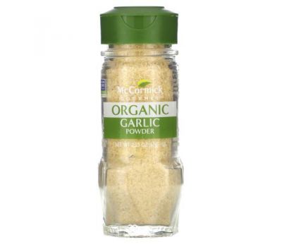 McCormick Gourmet, Organic, Garlic Powder, 2.25 oz (63 g)