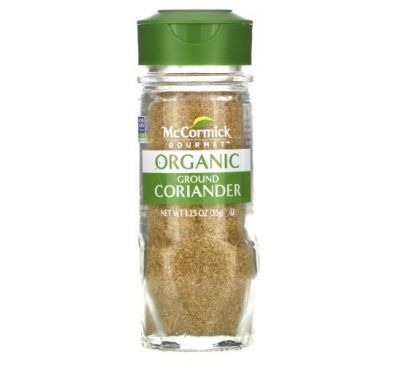 McCormick Gourmet, Organic Ground Coriander, 1.25 oz (35 g)