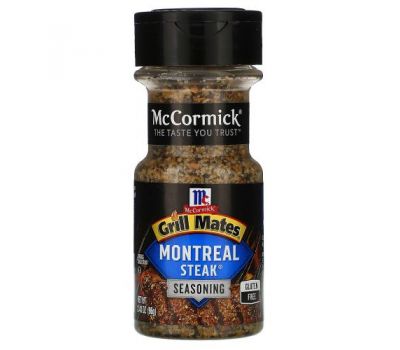 McCormick Grill Mates, Montreal Steak Seasoning, 3.40 oz (96 g)