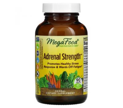 MegaFood, Adrenal Strength, 90 таблеток