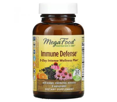 MegaFood, Immune Defense, 30 Tablets