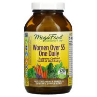MegaFood, комплекс витаминов и микроэлементов для женщин старше 55 лет, для приема один раз в день, 120 таблеток