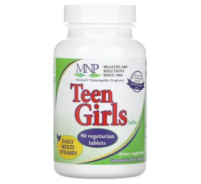 Michael's Naturopathic, таблетки для дівчаток-підлітків, щоденні полівітаміни, 90 вегетаріанських таблеток