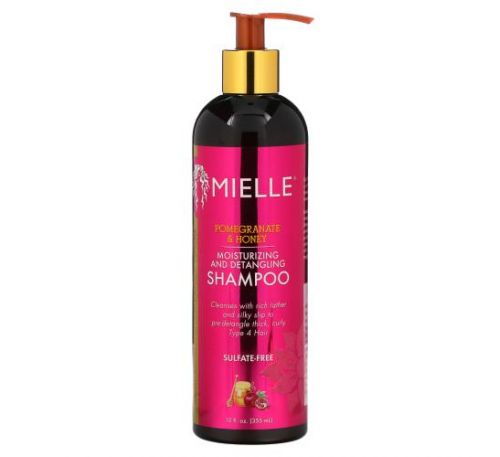 Mielle, Moisturizing and Detangling Shampoo, Pomegranate & Honey, 12 fl oz (355 ml)
