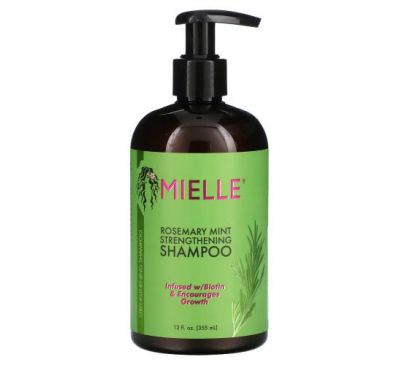 Mielle, Strengthening Shampoo, Rosemary Mint, 12 fl oz (355 ml)