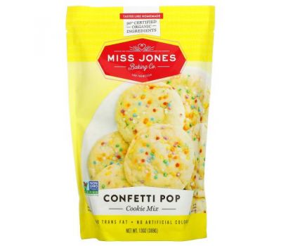 Miss Jones Baking Co, Конфетти для печенья, 369 г (13 унций)