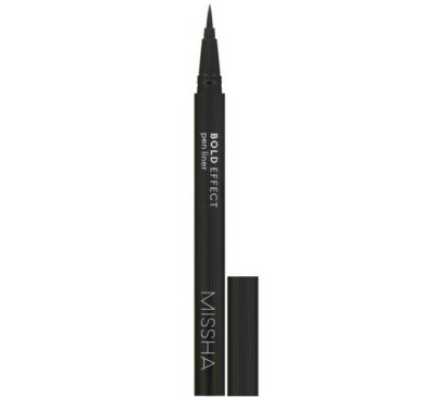 Missha, Bold Effect, Pen Liner, True Black, 0.4 g