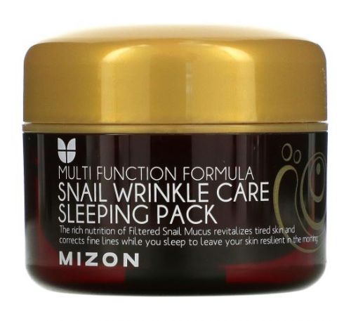 Mizon, Snail Wrinkle Care Sleeping Pack, 2.70 fl oz (80 ml)
