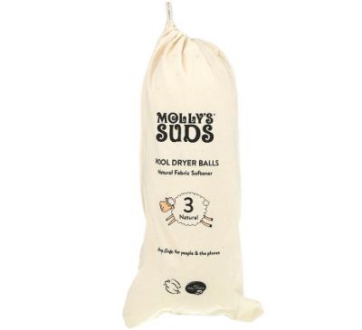 Molly's Suds, Wool Dryer Balls, 3 Balls