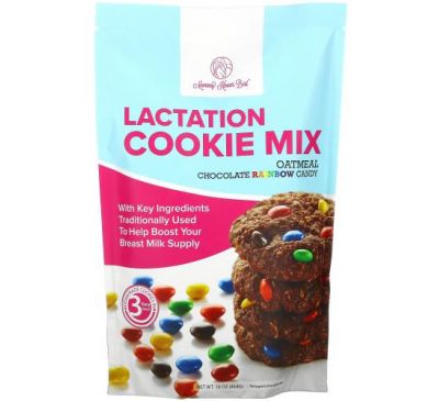 Mommy Knows Best, Lactation Cookie Mix, Oatmeal Chocolate Rainbow Candy, 16 oz ( 454 g)