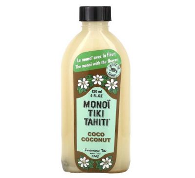 Monoi Tiare Tahiti, Coconut Oil, Coco Coconut, 4 fl oz (120 ml)