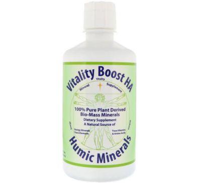 Morningstar Minerals, Vitality Boost HA, Humic Minerals, 32 fl oz (946 ml)