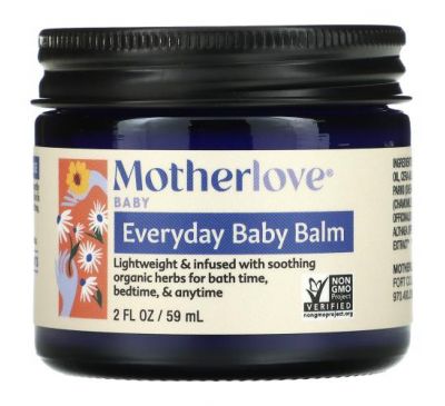 Motherlove, Everyday Baby Balm, 2 fl oz ( 59 ml)