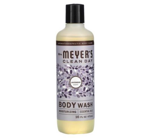 Mrs. Meyers Clean Day, Body Wash, Lavender, 16 fl oz (473 ml)
