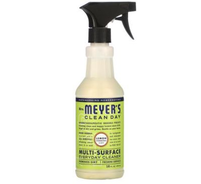 Mrs. Meyers Clean Day, Multi-Surface Everyday Cleaner, Lemon Verbena Scent, 16 fl oz (473 ml)
