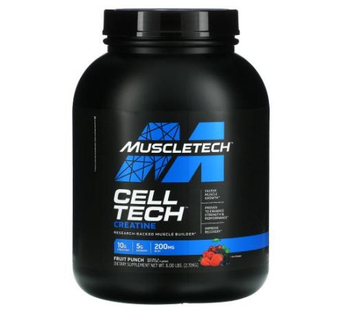 Muscletech, Performance Series, CELL-TECH, The Most Powerful Creatine Formula, Fruit Punch, 6.00 lb (2.72 kg)