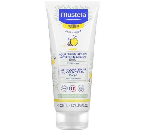 Mustela, Baby, Nourishing Body Lotion with Cold Cream, For Dry Skin, 6.76 fl oz (200 ml)