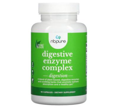 NB Pure, Digestive Enzyme Complex, 90 Capsules