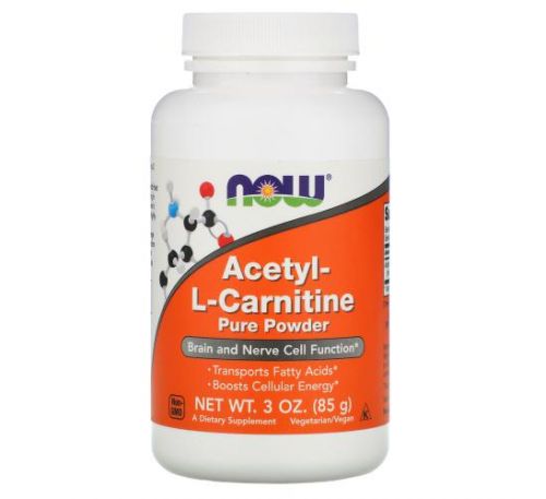 NOW Foods, Acetyl-L-Carnitine, 3 oz (85 g)