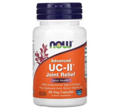 NOW Foods, Advanced UC-II Joint Relief, 60 Veg Capsules