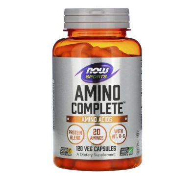 NOW Foods, Amino Complete, Amino Acids, 120 Veg Capsules