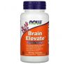 NOW Foods, Brain Elevate, добавка для підтримки роботи мозку, 60 вегетаріанських капсул