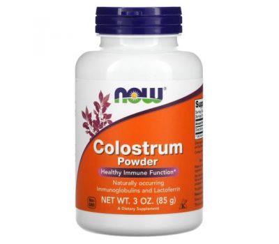 NOW Foods, Colostrum Powder, 3 oz (85 g)