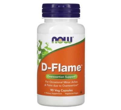NOW Foods, D-Flame, 90 Veg Capsules