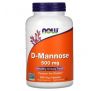 NOW Foods, D-Mannose, 500 mg, 240 Veg Capsules