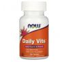 NOW Foods, Daily Vits, Multi Vitamin & Mineral with Lutein & Lycopene, 100 Tablets