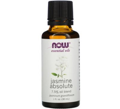NOW Foods, Essential Oils, Jasmine Absolute, 1 fl oz (30 ml)