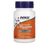 NOW Foods, L-Theanine, Double Strength, 200 mg, 60 Veg Capsules