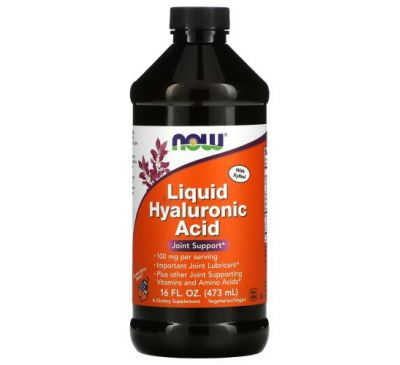 NOW Foods, Liquid Hyaluronic Acid, Berry, 100 mg, 16 fl oz (473 ml)