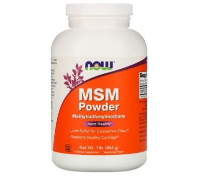 NOW Foods, MSM Powder, 1 lb (454 g)