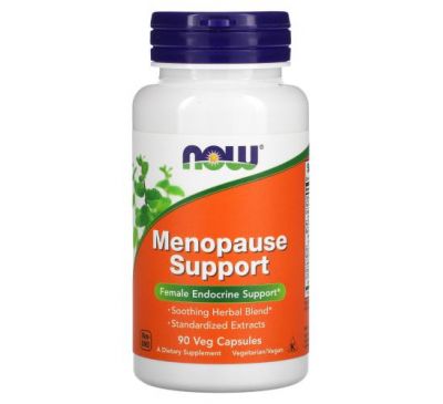 NOW Foods, Menopause Support, 90 вегетаріанських капсул