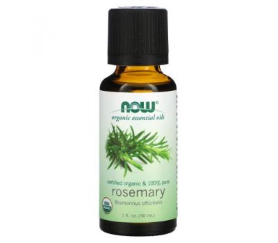 NOW Foods, Organic Essential Oils, Rosemary, 1 fl oz (30 ml)