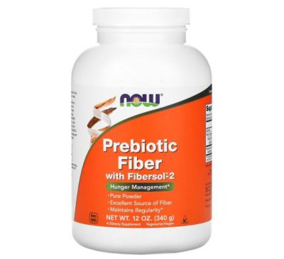 NOW Foods, Prebiotic Fiber with Fibersol-2, 12 oz (340 g)