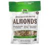 NOW Foods, Real Food, Roasted Almonds, with Sea Salt, 16 oz (454 g)