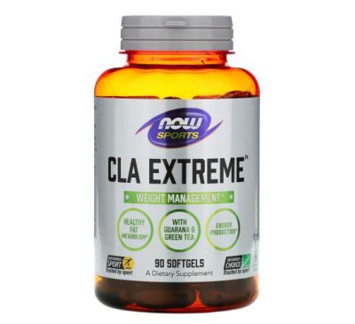 NOW Foods, Sports, CLA Extreme, 90 Softgels