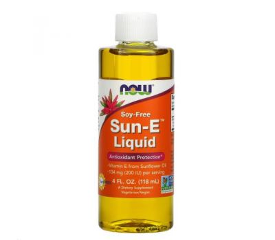NOW Foods, Sun-E Liquid, 4 fl oz (118 ml)